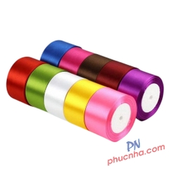Ruy băng vải lụa trơn 22 mét