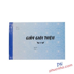 Giấy giới thiệu 13x19cm 50 tờ