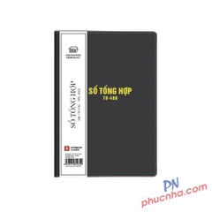 Sổ da Hải Tiến tổng hợp 400tr B5 175x250mm (bìa nhiều màu)