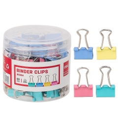 Kẹp bướm màu Deli 8551 51mm/ 8552 41mm/ 8553 32mm/ 8554 25mm/ 8555 19mm/ 8556 15mm