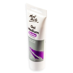 Dung môi pha màu acrylic Mont Marte MAMD005 75ml - Gel Medium Matte giúp tăng độ mờ (tỉ lệ 1:4)
