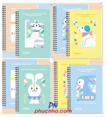 Sổ lò xo Hải Tiến 6782 Mono A8 200 trang giấy ngà