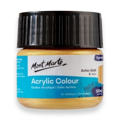 Màu nước acrylic 100ml Mont Marte - Màu Hủ Acrylic màu classic/ màu nhũ ánh kim/ màu phản quang
