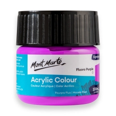Màu nước acrylic 100ml Mont Marte - Màu Hủ Acrylic màu classic/ màu nhũ ánh kim/ màu phản quang