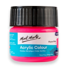 Màu nước acrylic 100ml Mont Marte - Màu Hủ Acrylic màu classic/ màu nhũ ánh kim/ màu phản quang