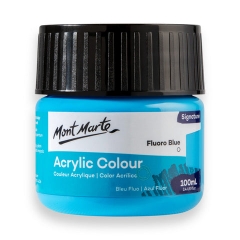 Màu nước acrylic 100ml Mont Marte - Màu Hủ Acrylic màu classic/ màu nhũ ánh kim/ màu phản quang