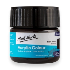 Màu nước acrylic 100ml Mont Marte - Màu Hủ Acrylic màu classic/ màu nhũ ánh kim/ màu phản quang