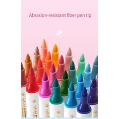 Bút lông màu Acrylic maker Baoke MP2949 2 đầu Vuông + Brush (6)