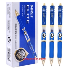 Bút gel bấm Baoke 1911 elite 0.5mm mạ vàng (12)