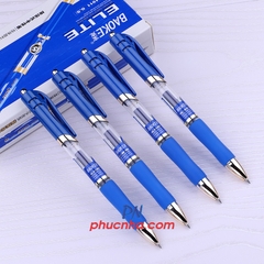 Bút gel bấm Baoke 1911 elite 0.5mm mạ vàng (12)