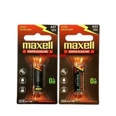 Pin Maxell Alkaline A23, 12V, L1028 - 1 viên/ vỉ (10)