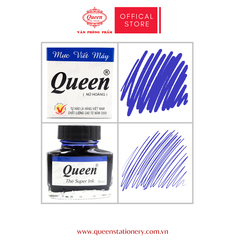 Mực viết máy Queen FPI-01 30ml (12/72) - Mực xanh/ tím/ đen