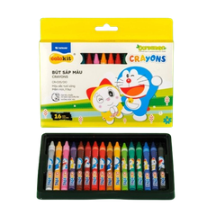Sáp màu Thiên Long Colokit Doremon CRC04 10 màu, CRC05 16 màu, CRC06 24 màu