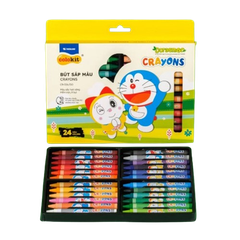 Sáp màu Thiên Long Colokit Doremon CRC04 10 màu, CRC05 16 màu, CRC06 24 màu