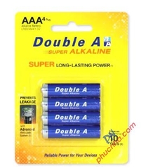 Pin Alkaline Double A 4 viên/ vỉ (10)
