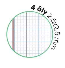 Tập SV Hải Tiến 4146 HYPY 200 trang 80gsm 4 ôly caro (3/54)