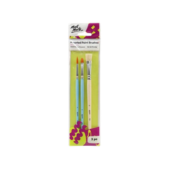 Set 3 cọ vẽ thân gỗ Mont Marte BMHS0041-V04