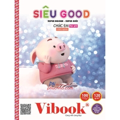 Tập HS Vĩnh Tiến Vibook Siêu Good 100 trang, 120gsm, 4 ôly (5/100)