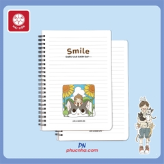 Sổ lò xo Hải Tiến Smile 200 trang 80gsm - A7/ A6/ A5/ B5