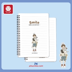Sổ lò xo Hải Tiến Smile 200 trang 80gsm - A7/ A6/ A5/ B5