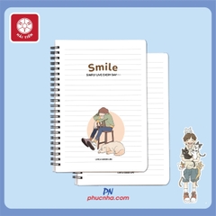 Sổ lò xo Hải Tiến Smile 200 trang 80gsm - A7/ A6/ A5/ B5