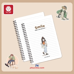 Sổ lò xo Hải Tiến Smile 200 trang 80gsm - A7/ A6/ A5/ B5