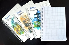 Sổ lò xo Eras E260 A5 140 trang 100gsm dòng kẻ 4 ô ly tập