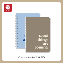 Sổ lò xo Hải Tiến Easy B5 9004 160trang 100gsm kẻ caro giấy trắng ngà (50)