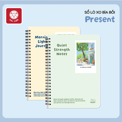 Sổ lò xo Hải Tiến Present 200tr A5 70gsm giấy vàng (80)