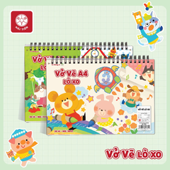 Sổ vẽ lò xo Hải Tiến 3842 20 tờ 100gsm A4 (5/80)