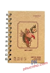Sổ vẽ lò xo Takeyo My Art 30 tờ 160gsm