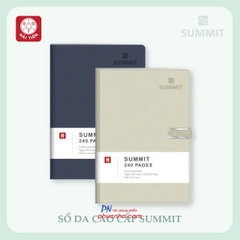 Sổ bìa da Hải Tiến Summit 6 200 trang 70gsm 150x210mm nút gài hít (40)