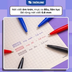 Bút bi Thiên Long TL-023 0.8mm (20) - Bút bi nét to TL023