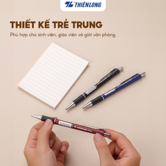 Bút bi Thiên Long TL-036, 0.7mm (20) - Bút bi TL036 Mực xanh/ đỏ/ đen