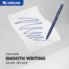 Bút bi Thiên Long TL-031 0.5mm (20) - Bút bi nét nhỏ TL031 Mực xanh/ đỏ/ đen