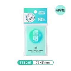 Giấy note dán Baoke 3x2in 50 tờ trong suốt có kim tuyến TZ3012/ TZ0315 (40)