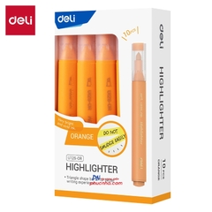 Bút dạ quang Deli U12S 1-5mm, 1 đầu (10) - Vàng/ Cam/ Hồng/ Lá/ Biển/ Tím