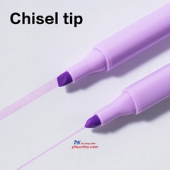 Bút dạ quang Deli U12S 1-5mm, 1 đầu (10) - Vàng/ Cam/ Hồng/ Lá/ Biển/ Tím