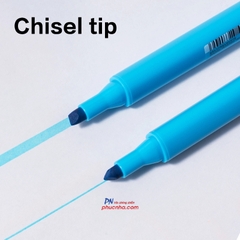 Bút dạ quang Deli U12S 1-5mm, 1 đầu (10) - Vàng/ Cam/ Hồng/ Lá/ Biển/ Tím