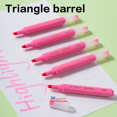 Bút dạ quang Deli U12S 1-5mm, 1 đầu (10) - Vàng/ Cam/ Hồng/ Lá/ Biển/ Tím