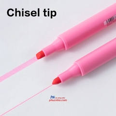 Bút dạ quang Deli U12S 1-5mm, 1 đầu (10) - Vàng/ Cam/ Hồng/ Lá/ Biển/ Tím