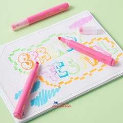 Bút dạ quang Deli U12S 1-5mm, 1 đầu (10) - Vàng/ Cam/ Hồng/ Lá/ Biển/ Tím