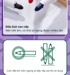Bút lông bảng Thiên Long WB-02 cây nhỏ nét 1.1mm, mực xanh (20)