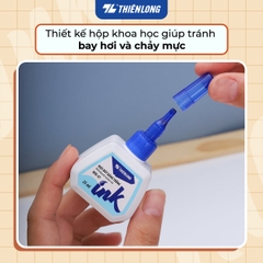 Mực bút lông bảng Thiên Long WBI-01 25ml (6/144) - Mực xanh/ đỏ/ đen