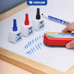 Mực bút lông bảng Thiên Long WBI-01 25ml (6/144) - Mực xanh/ đỏ/ đen
