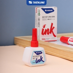 Mực bút lông bảng Thiên Long WBI-01 25ml (6/144) - Mực xanh/ đỏ/ đen