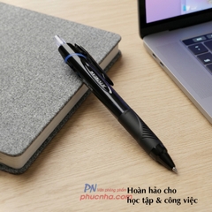 Bút ký Uni-ball SXN-150-07 Jetstream semi gel bút bi bấm 0.7mm, mực xanh (10)