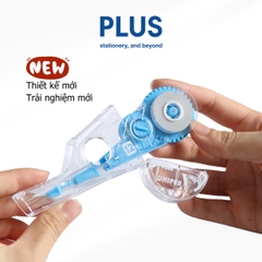 Băng xóa kéo Plus WH-105T V+ 5mmx12m (10/100) thế hệ mới – Dễ thay ruột, thiết kế công thái học
