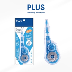 Băng xóa kéo Plus WH-105T V+ 5mmx12m (10/100) thế hệ mới – Dễ thay ruột, thiết kế công thái học