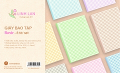 Giấy bao tập học sinh 25x35cm Linh Lan BTL-A5 (8 tờ/ 8 mẫu/ set)